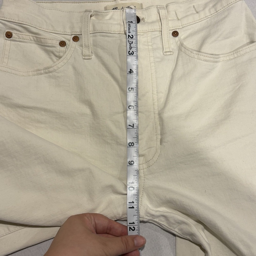 Madewell Balloon Jeans In Vintage Canvas Wash Size 27 Inseam 26" High Rise - Picture 12 of 16